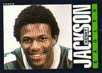 #131 Kenny Jackson - Philadelphia Eagles - 1985 Topps Football