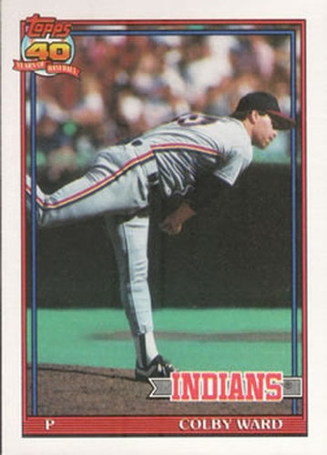 #31 Colby Ward - Cleveland Indians - 1991 Topps Baseball