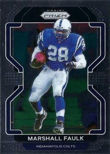 #31 Marshall Faulk - Indianapolis Colts - 2021 Panini Prizm Football