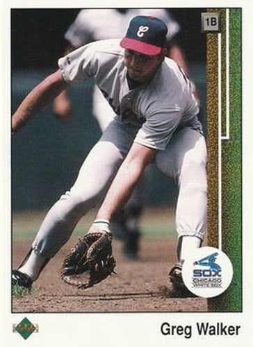 #231 Greg Walker - Chicago White Sox - 1989 Upper Deck Baseball