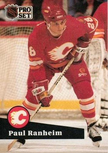 #31 Paul Ranheim - 1991-92 Pro Set Hockey
