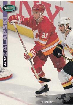 #31 Zarley Zalapski - Calgary Flames - 1994-95 Parkhurst Hockey