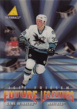 #McD-31 Jeff Friesen - San Jose Sharks - 1995-96 Pinnacle McDonald's Game Winners Hockey