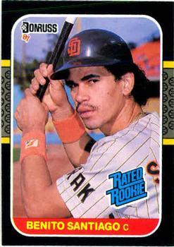 #31 Benito Santiago - San Diego Padres - 1987 Donruss Baseball