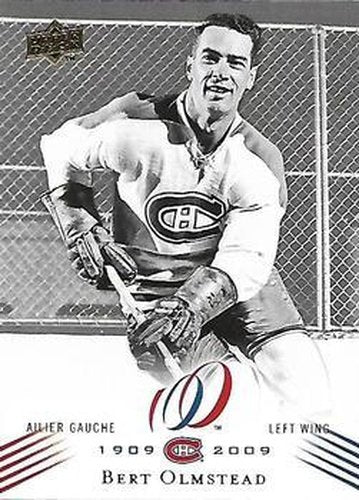 #31 Bert Olmstead - Montreal Canadiens - 2008-09 Upper Deck Montreal Canadiens Centennial Hockey
