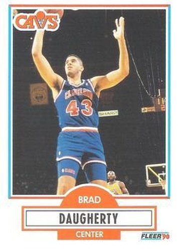 #31 Brad Daugherty - Cleveland Cavaliers - 1990-91 Fleer Basketball
