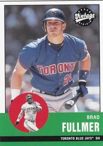 #31 Brad Fullmer - Toronto Blue Jays - 2001 Upper Deck Vintage Baseball