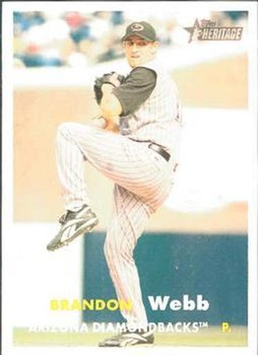 #31 Brandon Webb - Arizona Diamondbacks - 2006 Topps Heritage Baseball