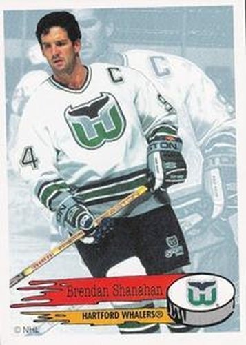 #31 Brendan Shanahan - Hartford Whalers - 1995-96 Panini Hockey Stickers