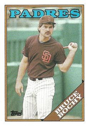 #31 Bruce Bochy - San Diego Padres - 1988 Topps Baseball