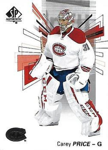 #31 Carey Price - Montreal Canadiens - 2016-17 SP Authentic Hockey