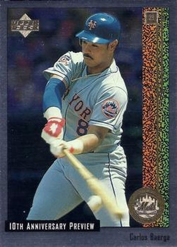 #31 Carlos Baerga - New York Mets - 1998 Upper Deck - 10th Anniversary Preview Baseball
