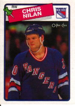 #31 Chris Nilan - New York Rangers - 1988-89 O-Pee-Chee Hockey