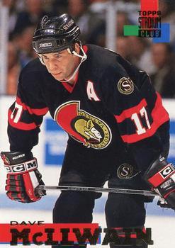 #31 Dave McLlwain - Ottawa Senators - 1994-95 Stadium Club Hockey