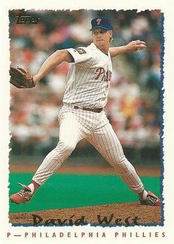#31 David West - Philadelphia Phillies - 1995 Topps Baseball