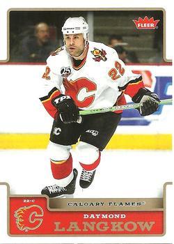 #31 Daymond Langkow - Calgary Flames - 2006-07 Fleer Hockey