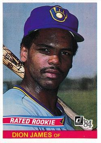 #31 Dion James - Milwaukee Brewers - 1984 Donruss Baseball
