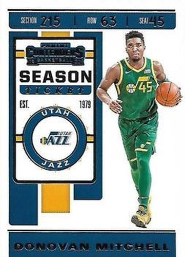 #31 Donovan Mitchell - Utah Jazz - 2019-20 Panini Contenders Basketball