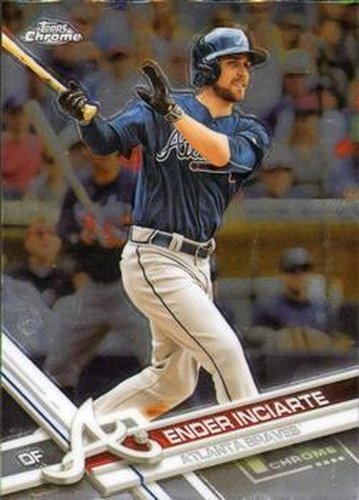 #31 Ender Inciarte - Atlanta Braves - 2017 Topps Chrome Baseball