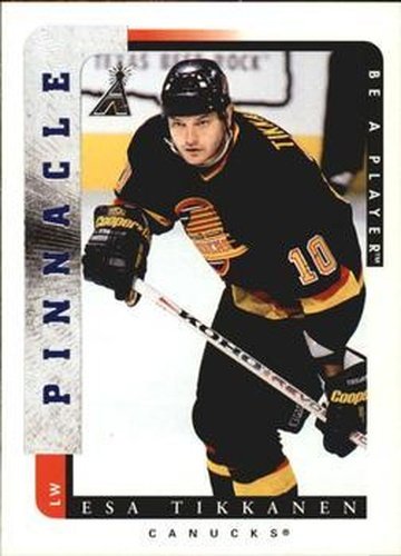 #31 Esa Tikkanen - Vancouver Canucks - 1996-97 Pinnacle Be a Player Hockey