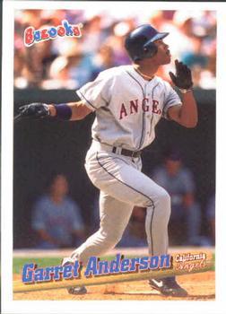 #31 Garret Anderson - California Angels - 1996 Bazooka Baseball