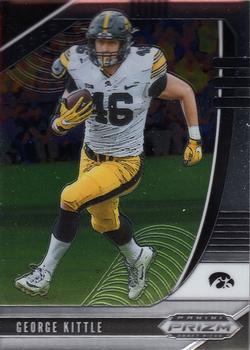 #31 George Kittle - Iowa Hawkeyes - 2020 Panini Prizm Draft Picks Football