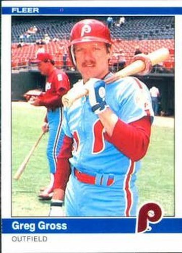 #31 Greg Gross - Philadelphia Phillies - 1984 Fleer Baseball