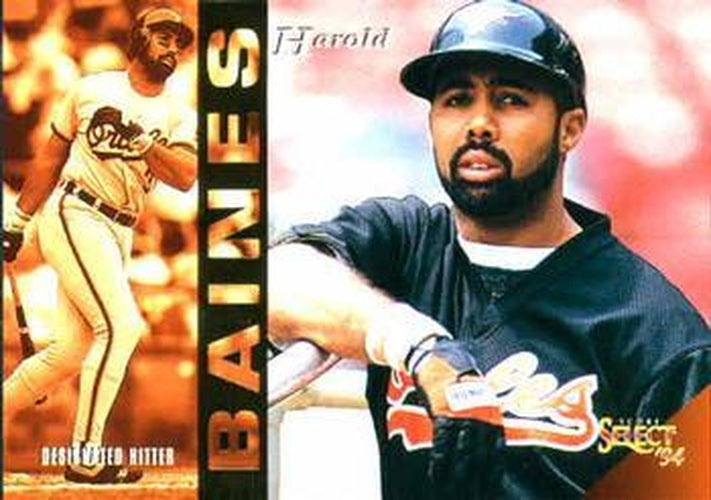 #31 Harold Baines - Baltimore Orioles - 1994 Select Baseball