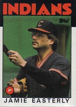 #31 Jamie Easterly - Cleveland Indians - 1986 Topps Baseball
