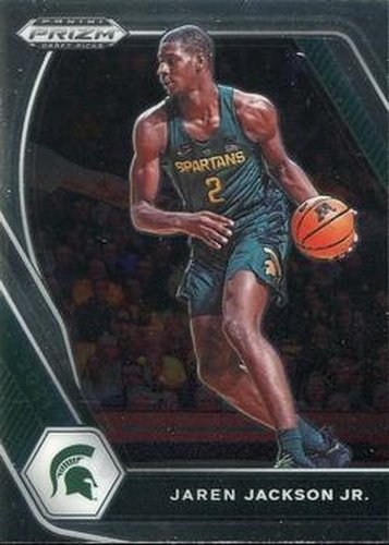 #31 Jaren Jackson Jr. - Michigan State Spartans - 2021 Panini Prizm Collegiate Draft Picks Basketball