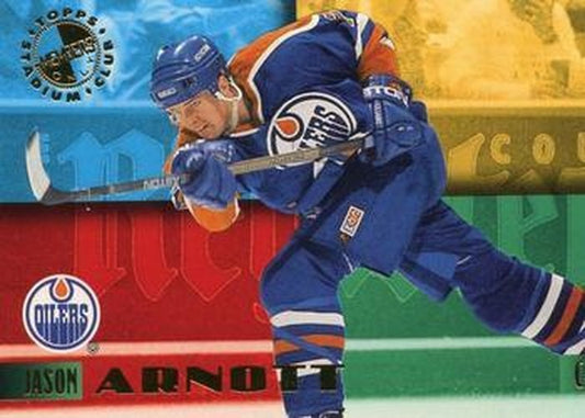 #31 Jason Arnott - Edmonton Oilers - 1995-96 Stadium Club Members Only 50 Hockey