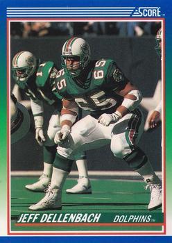 #31 Jeff Dellenbach - Miami Dolphins - 1990 Score Football