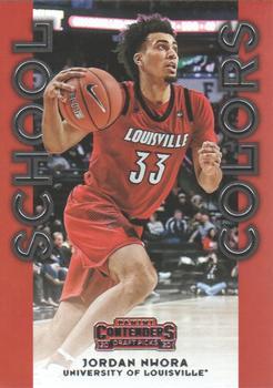 #31 Jordan Nwora - Louisville Cardinals - 2020 Panini Contenders Draft Picks - School Colors Basketball