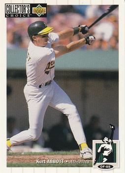 #31 Kurt Abbott - Oakland Athletics - 1994 Collector's Choice Baseball