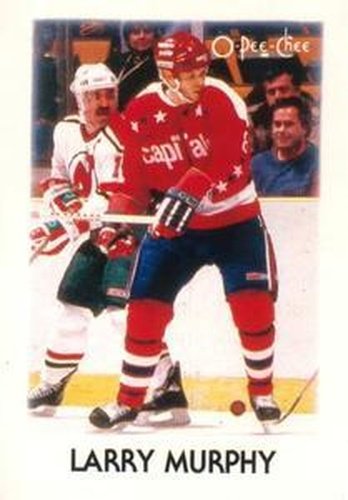 #31 Larry Murphy - Washington Capitals - 1987-88 O-Pee-Chee Minis Hockey