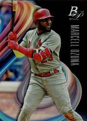 #31 Marcell Ozuna - St. Louis Cardinals - 2018 Bowman Platinum Baseball