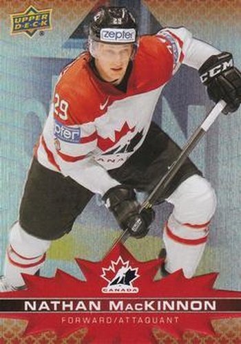 #31 Nathan MacKinnon - Canada - 2021-22 Upper Deck Tim Hortons Team Canada Hockey