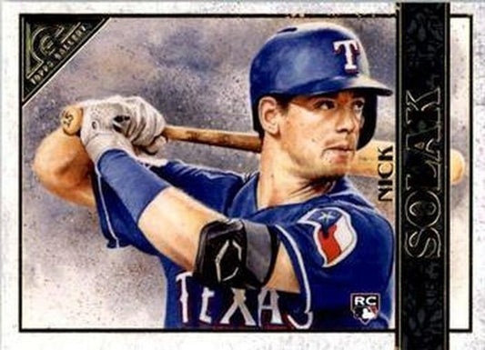 #31 Nick Solak - Texas Rangers - 2020 Topps Gallery Baseball