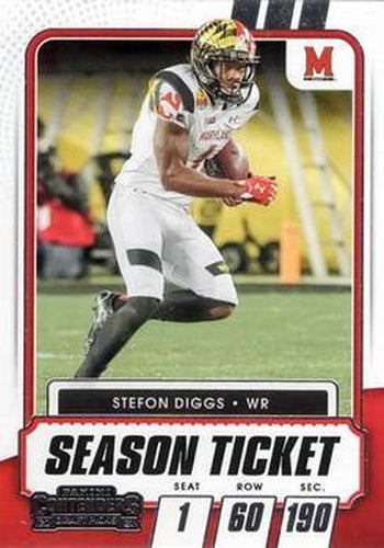 #31 Stefon Diggs - Maryland Terrapins - 2021 Panini Contenders Draft Picks Football