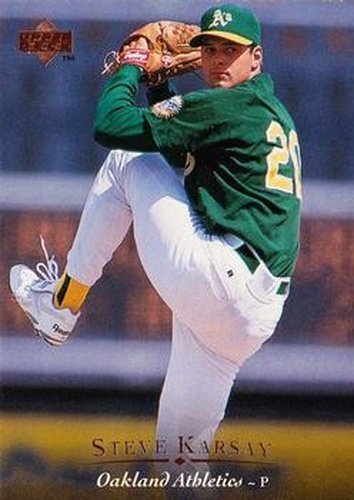 #31 Steve Karsay - Oakland Athletics - 1995 Upper Deck Baseball
