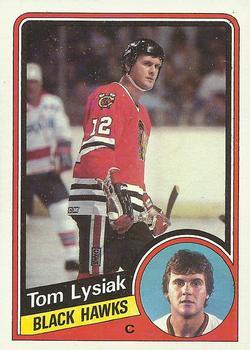 #31 Tom Lysiak - Chicago Blackhawks - 1984-85 Topps Hockey