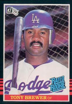 #31 Tony Brewer - Los Angeles Dodgers - 1985 Donruss Baseball