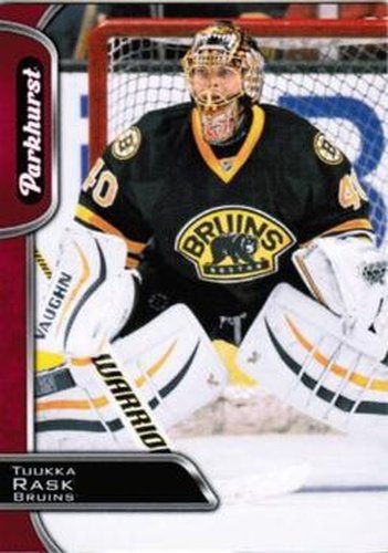 #31 Tuukka Rask - Boston Bruins - 2016-17 Parkhurst - Red Hockey