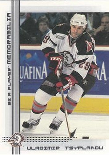 #31 Vladimir Tsyplakov - Buffalo Sabres - 2000-01 Be a Player Memorabilia Hockey