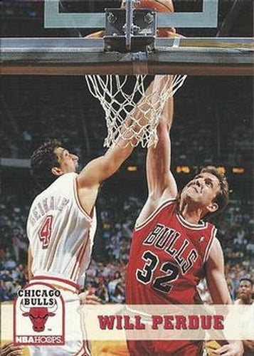 #31 Will Perdue - Chicago Bulls - 1993-94 Hoops Basketball