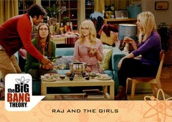 #31 Raj and the Girls - 2016 Cryptozoic The Big Bang Theory Seasons 6 & 7