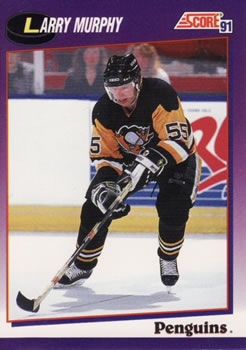 #31 Larry Murphy - Pittsburgh Penguins - 1991-92 Score American Hockey