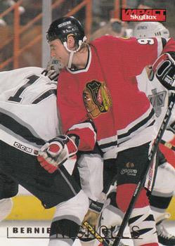 #31 Bernie Nicholls - Chicago Blackhawks - 1995-96 SkyBox Impact Hockey