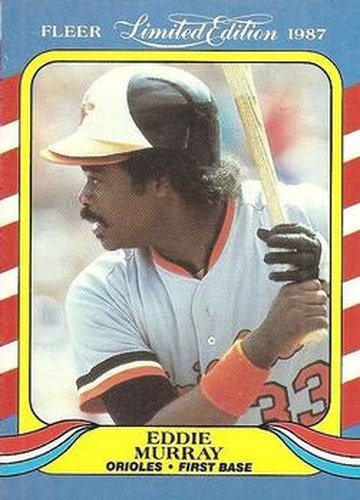#31 Eddie Murray - Baltimore Orioles - 1987 Fleer Limited Edition Baseball