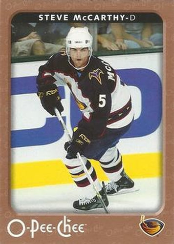 #31 Steve McCarthy - Atlanta Thrashers - 2006-07 O-Pee-Chee Hockey